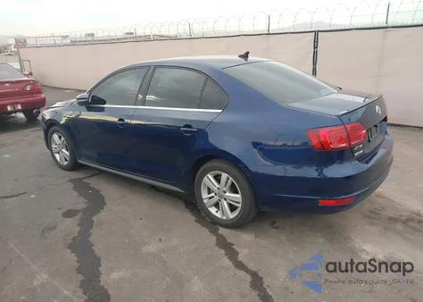 2013 Volkswagen Jetta Hybrid Sel z USA, uszkodzony, nr VIN 3VW637AJ1DM277628